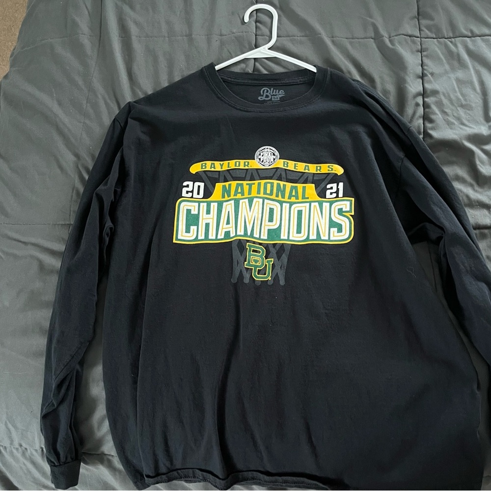 Black Baylor Bears National Championship Long Sleeve